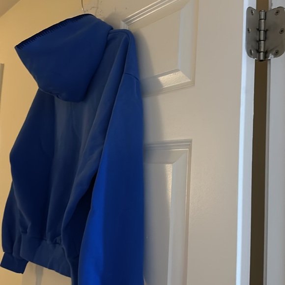 Madhappy 100% Cotton French Terry Lined Heavyweight Hoodie Blue - XS BNWT - Picture 8 of 12